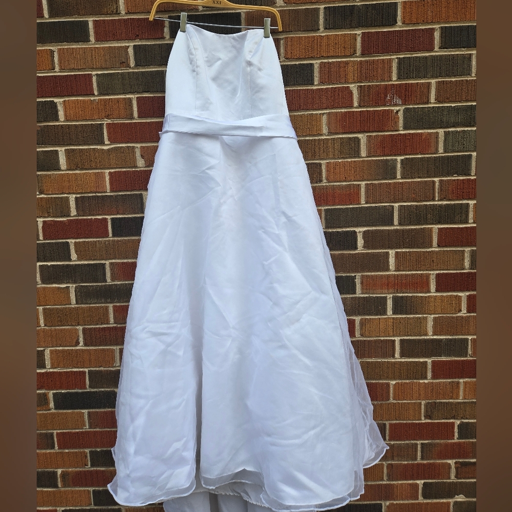David's Bridal Wedding Dress (White) Plus Size